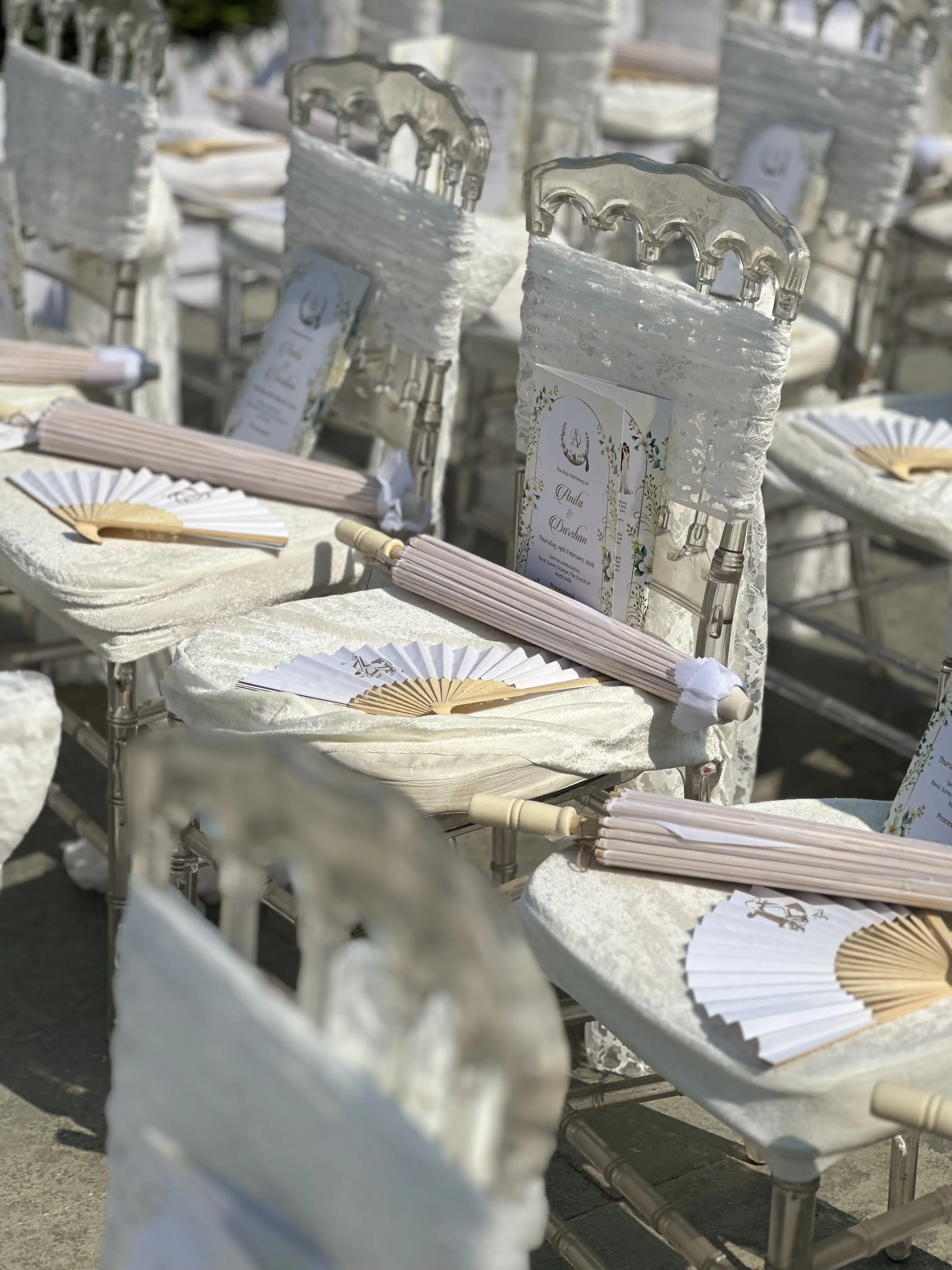 Elegant floral wedding decor